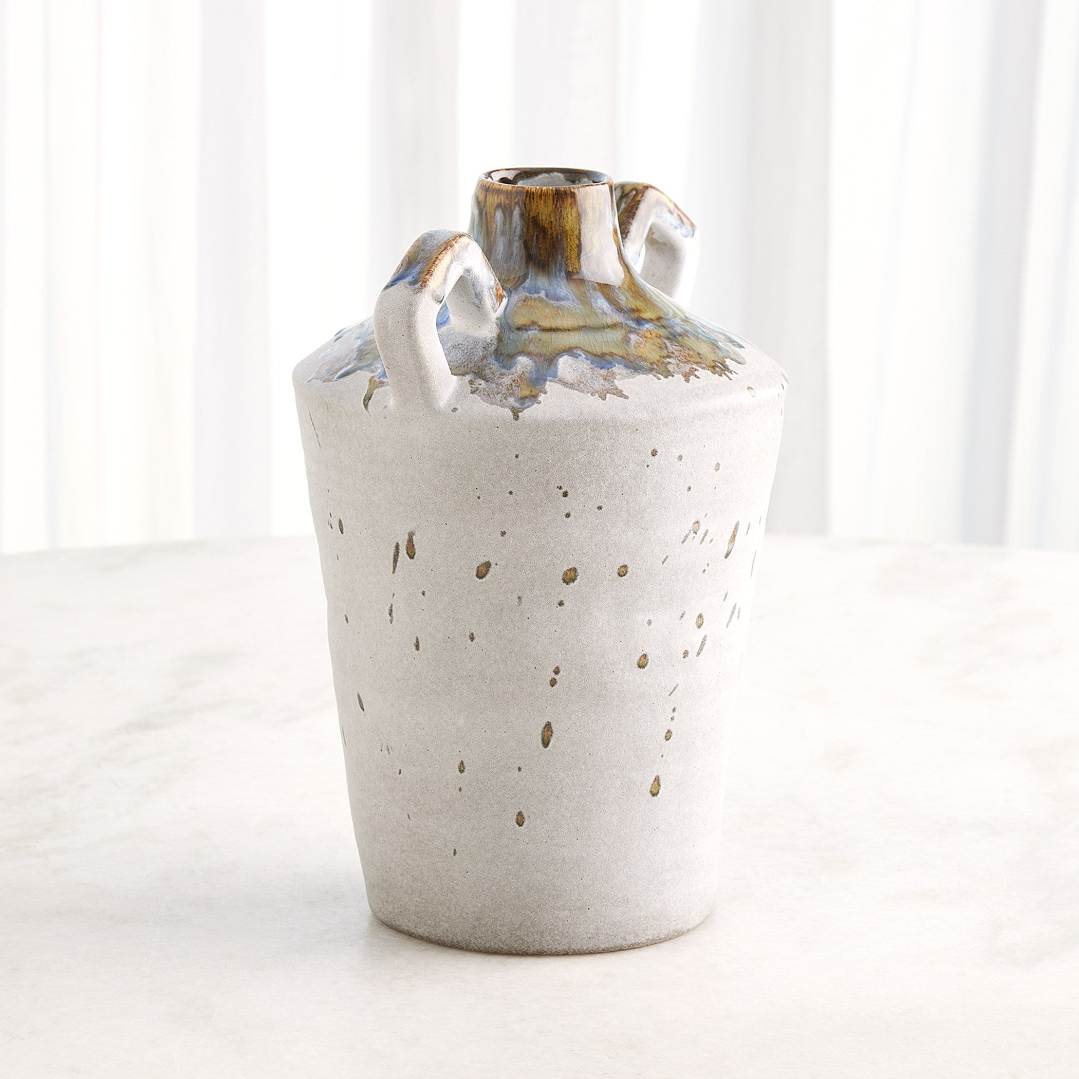 Global Views Volcan Grey/Reactive Green Vases and Jars