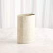 Global Views Cross Hatch Vase Celery