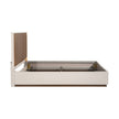 Michael Amini Pavira Eastern King Bed with LED Lights - Walnut