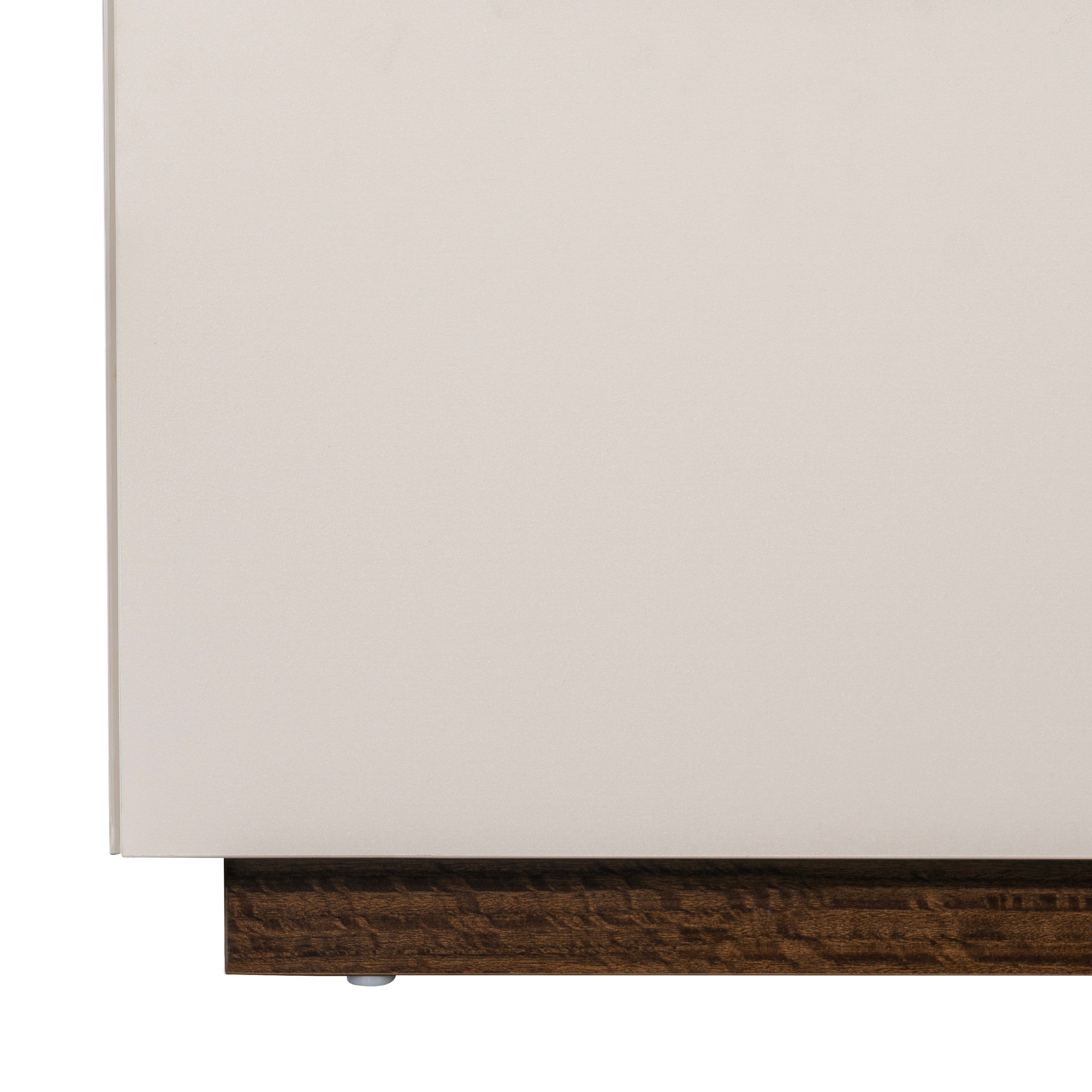Michael Amini Pavira Eastern King Bed with LED Lights - Walnut