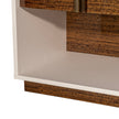 Michael Amini Pavira 1-Drawer Nightstand with LED Lights - Walnut