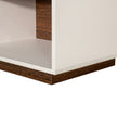 Michael Amini Pavira 1-Drawer Nightstand with LED Lights - Walnut