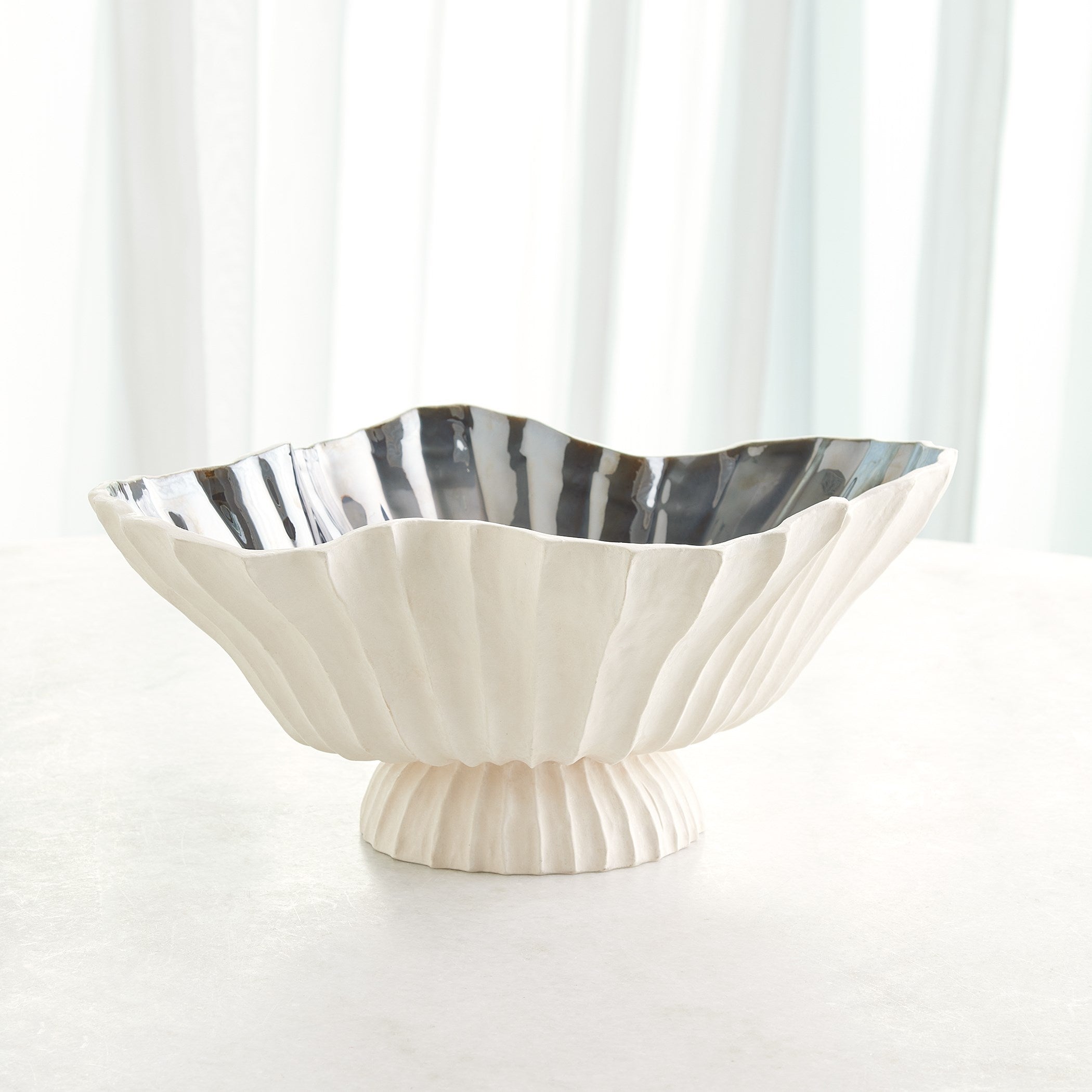 Global Views Folha Footed Bowl