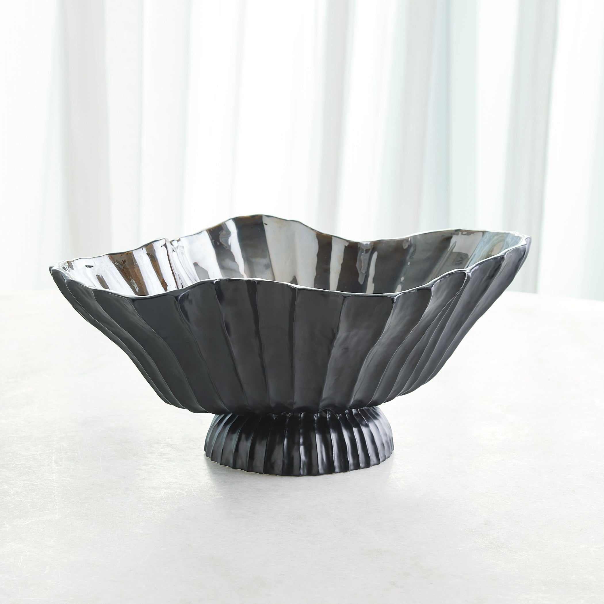 Global Views Folha Footed Bowl