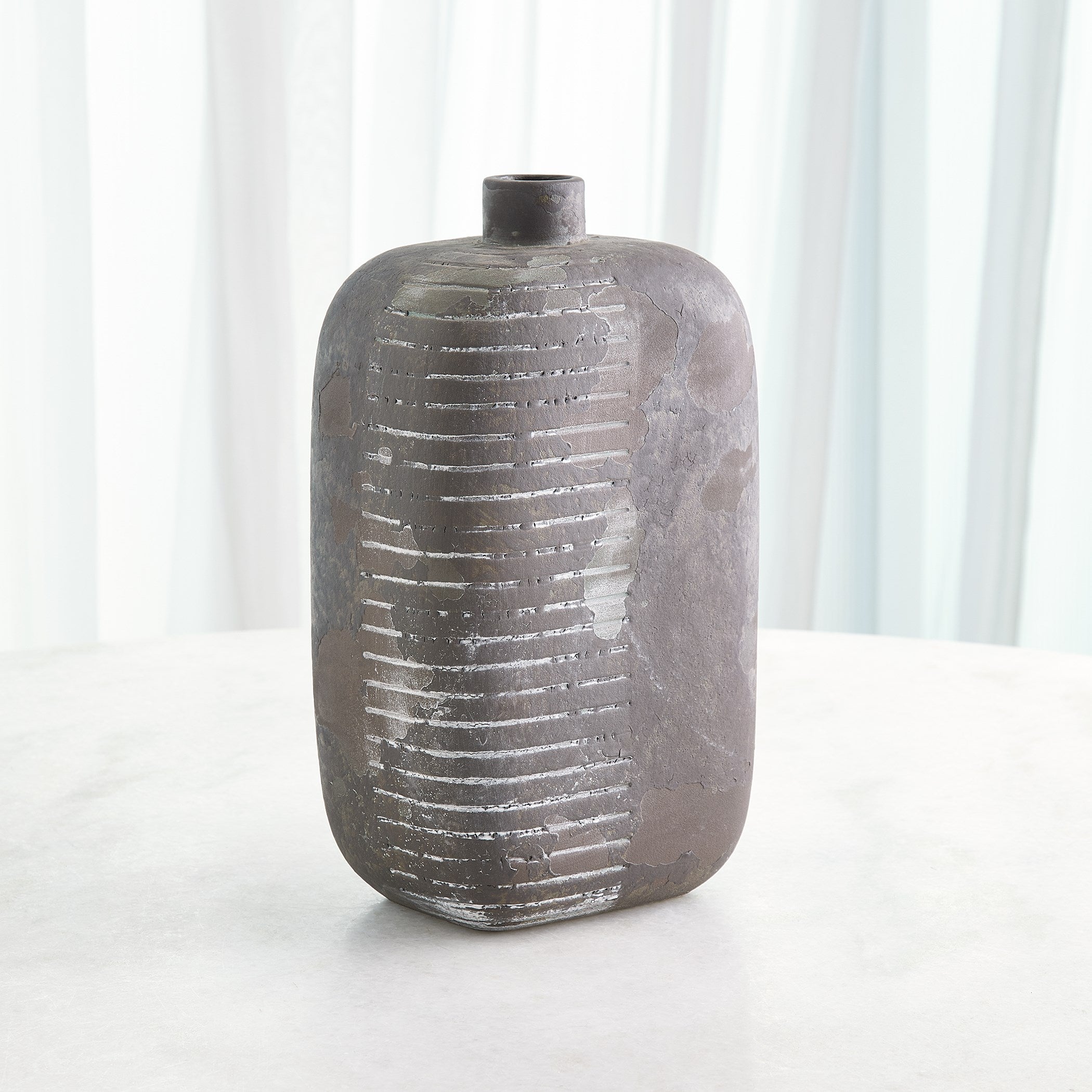 Global Views Lantern Vase Soot