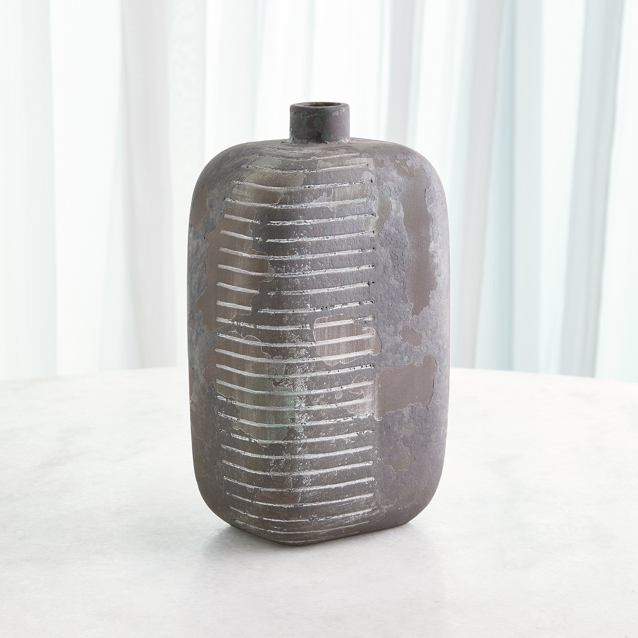 Global Views Lantern Vase Soot