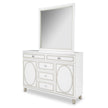Michael Amini Sky Tower Dresser with Mirror - Cloud White