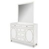 Michael Amini Sky Tower Dresser with Mirror - Cloud White