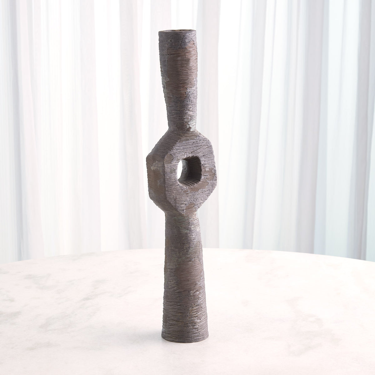 Global Views Ebba Vase Rugged Brown