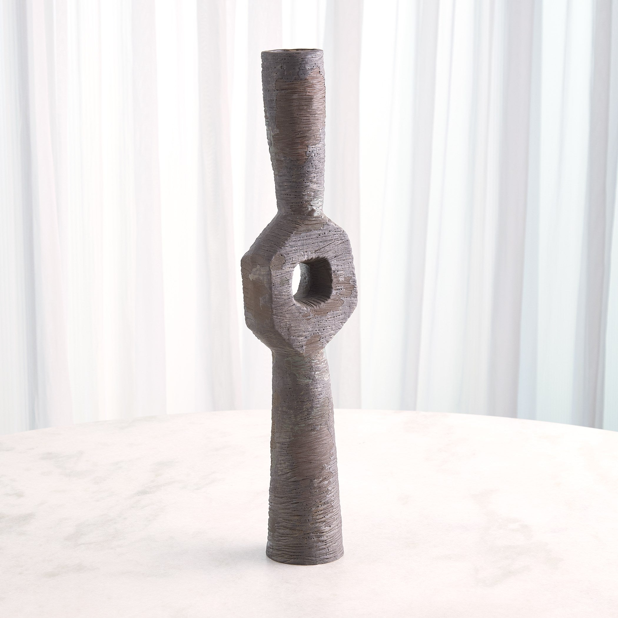 Global Views Ebba Vase Rugged Brown
