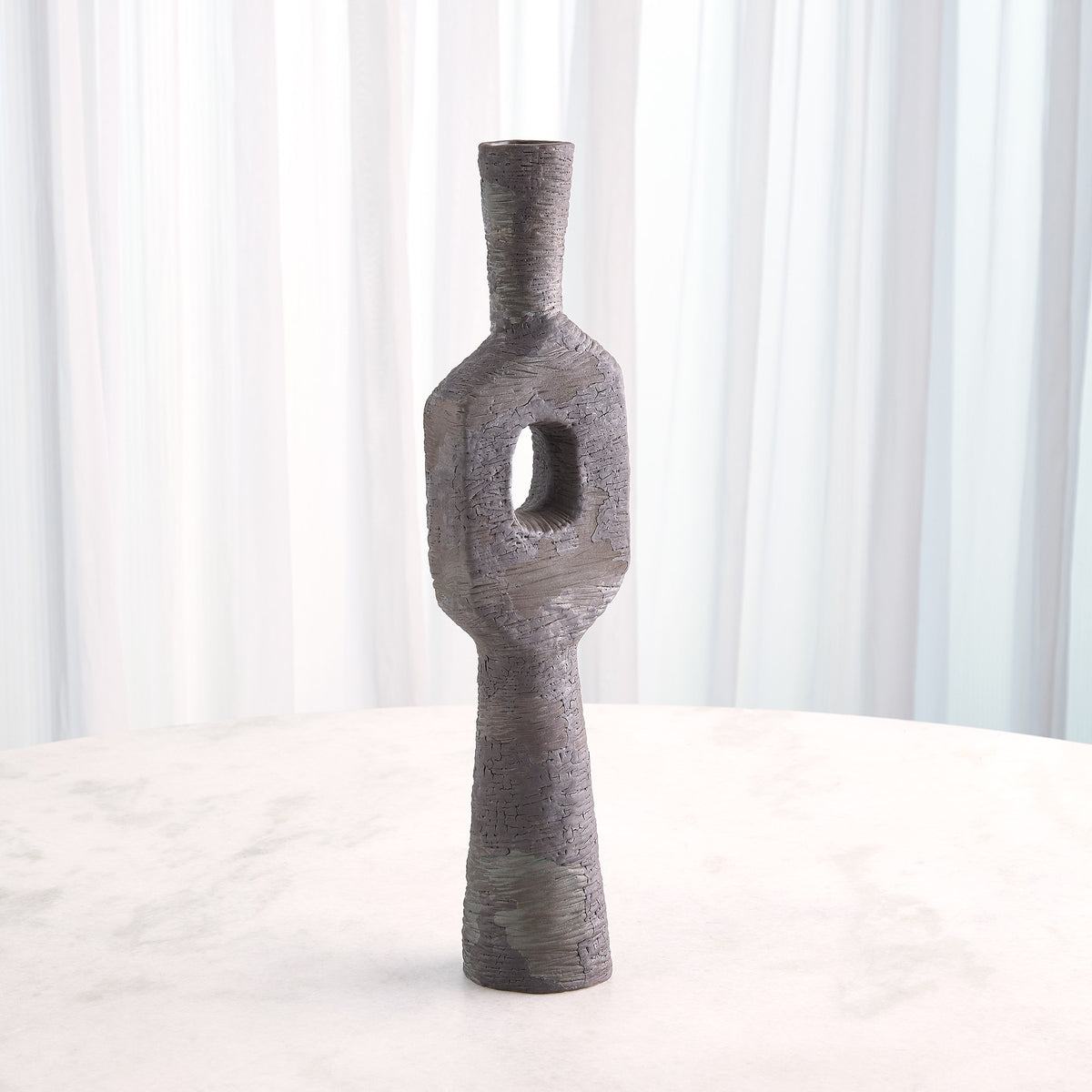 Global Views Ebba Vase Rugged Brown