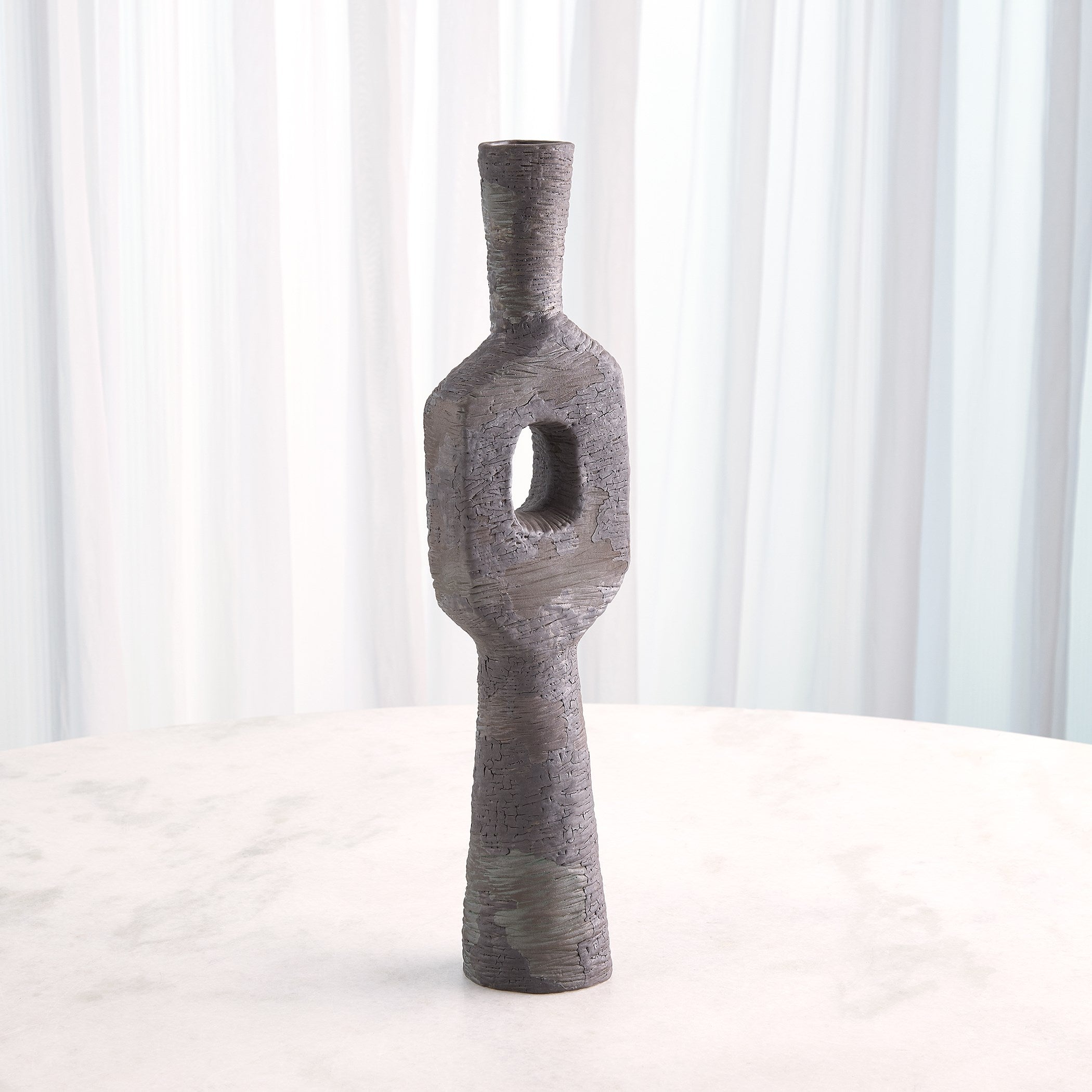 Global Views Ebba Vase Rugged Brown