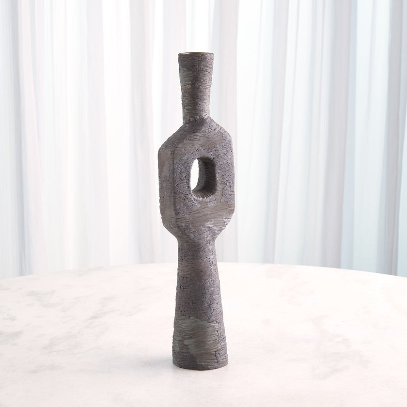 Global Views Ebba Vase Rugged Brown