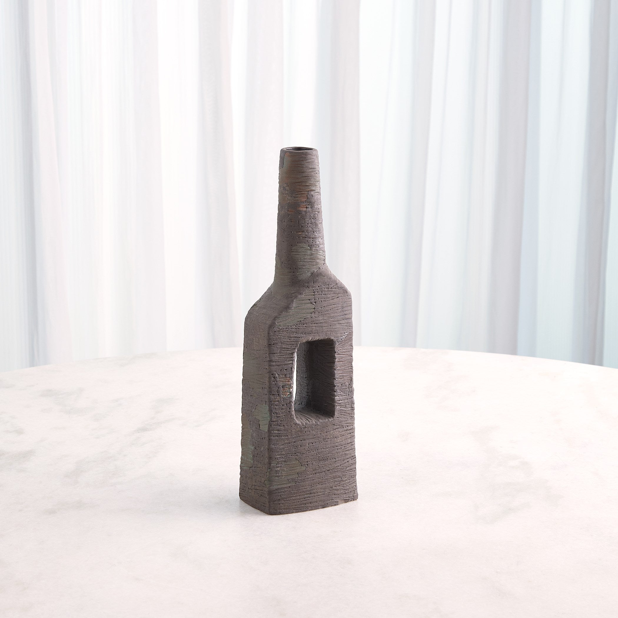 Global Views Ebba Vase Rugged Brown