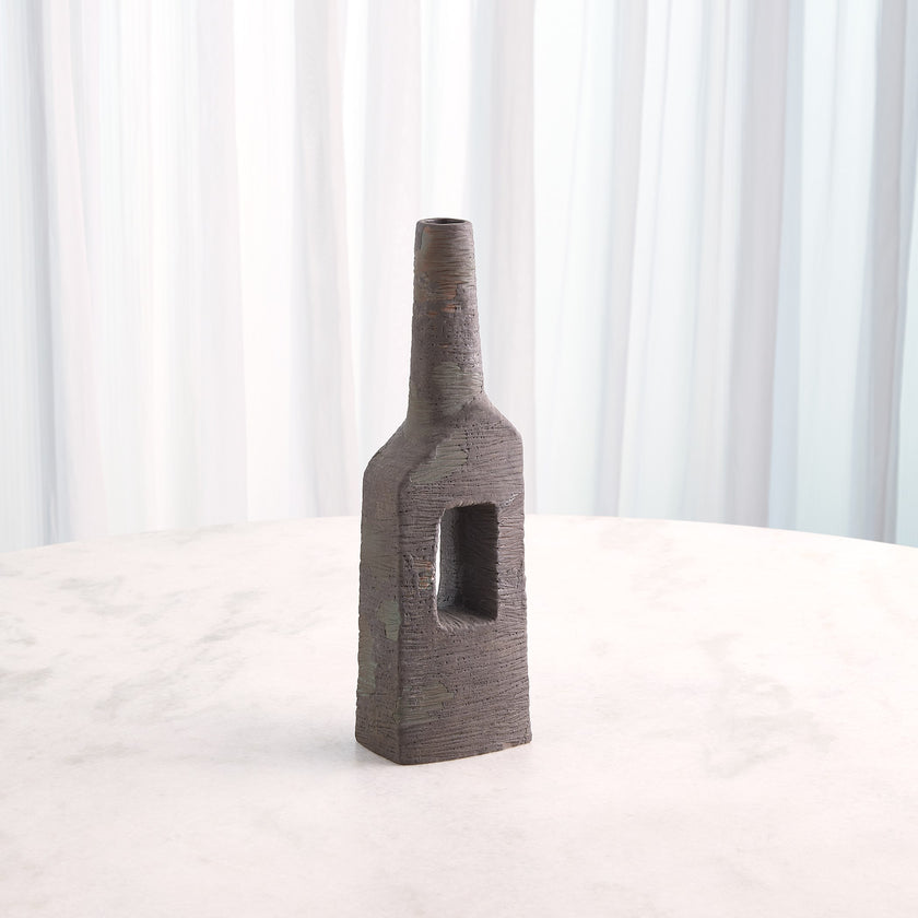Global Views Ebba Vase Rugged Brown