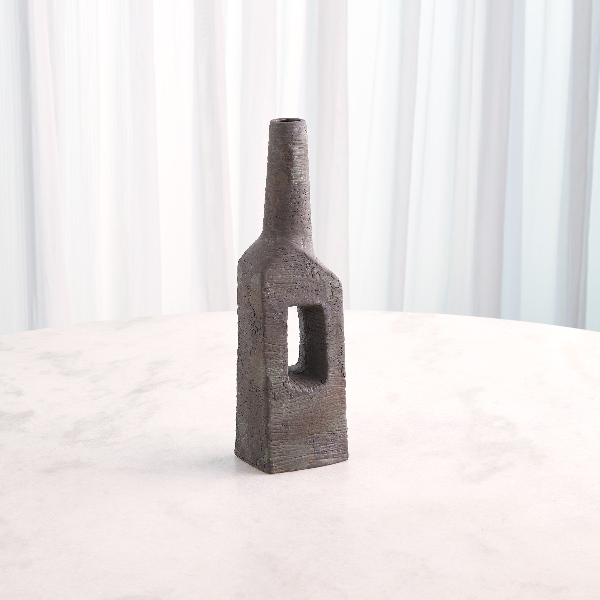Global Views Ebba Vase Rugged Brown