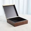 Global Views Eggshell Box Antique Gold Leaf