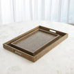 Global Views Lames Boxes and Trays Aged Brass