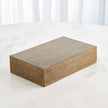 Global Views Lames Boxes and Trays Aged Brass