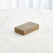 Global Views Lames Boxes and Trays Aged Brass
