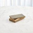 Global Views Lames Boxes and Trays Aged Brass