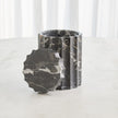 Global Views Ionic Jar-Golden Portoro-Lg