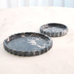 Global Views Ionic Jars and Trays Golden Portoro