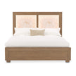 Michael Amini Portrait Panel Bed with LED Lights - Sienna Brown