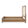 Michael Amini Portrait Panel Bed with LED Lights - Sienna Brown