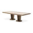 Michael Amini Portrait Wide Rectangular Dining Table - Sienna Brown