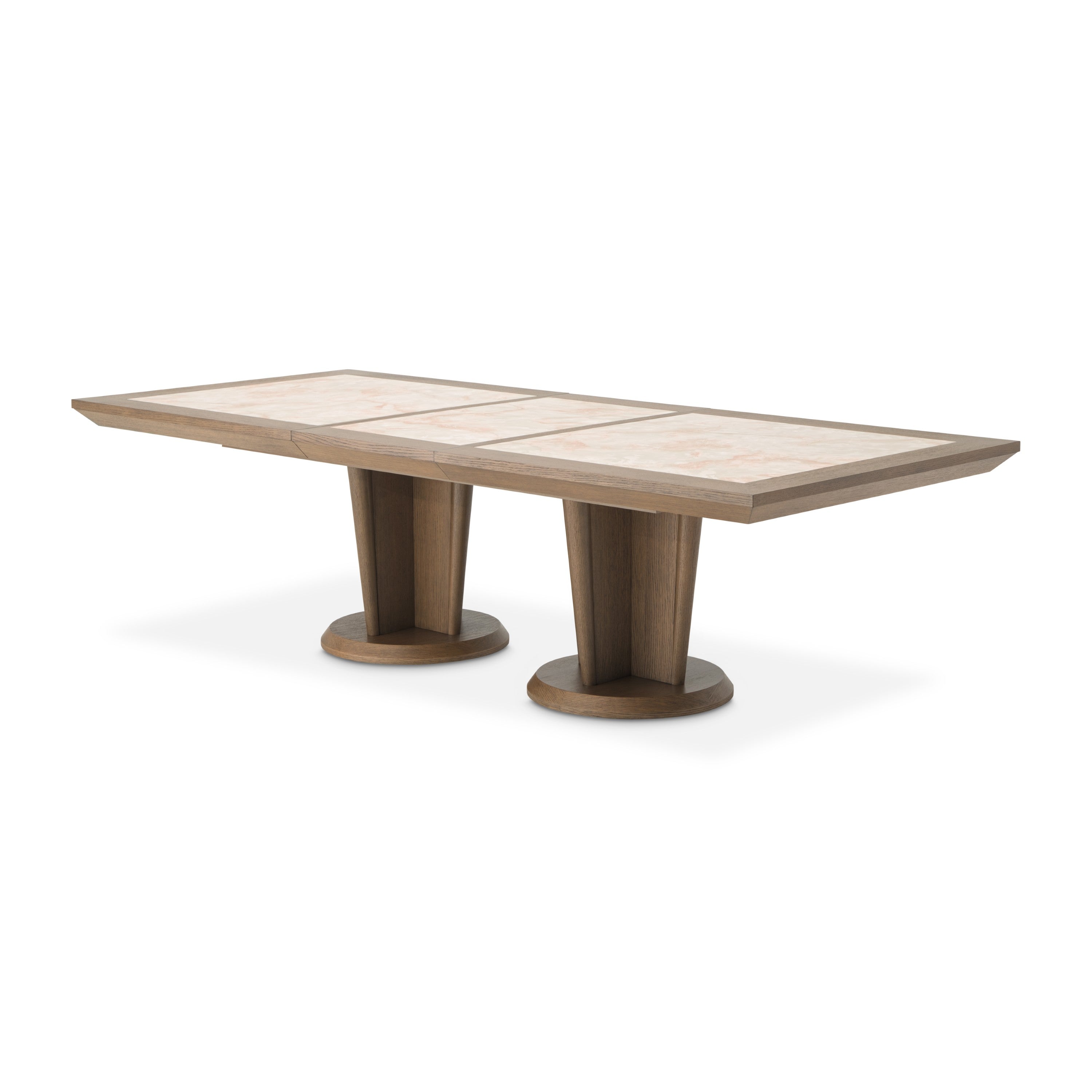 Michael Amini Portrait Wide Rectangular Dining Table - Sienna Brown