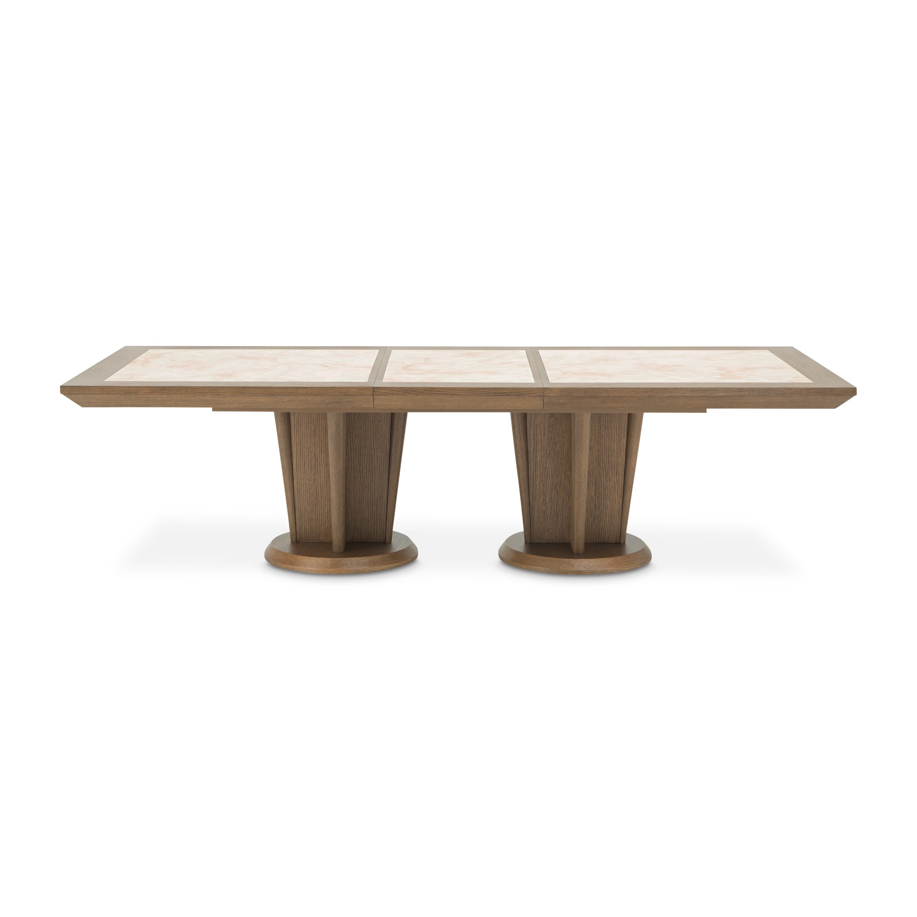 Michael Amini Portrait Wide Rectangular Dining Table - Sienna Brown