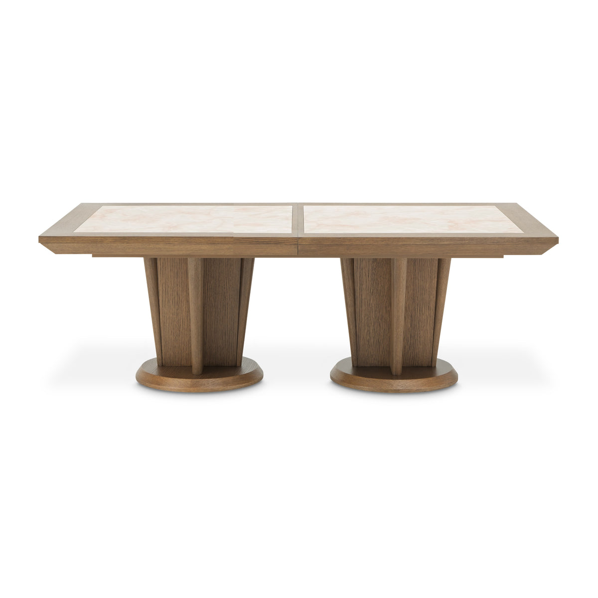 Michael Amini Portrait Wide Rectangular Dining Table - Sienna Brown