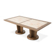 Michael Amini Portrait Wide Rectangular Dining Table - Sienna Brown