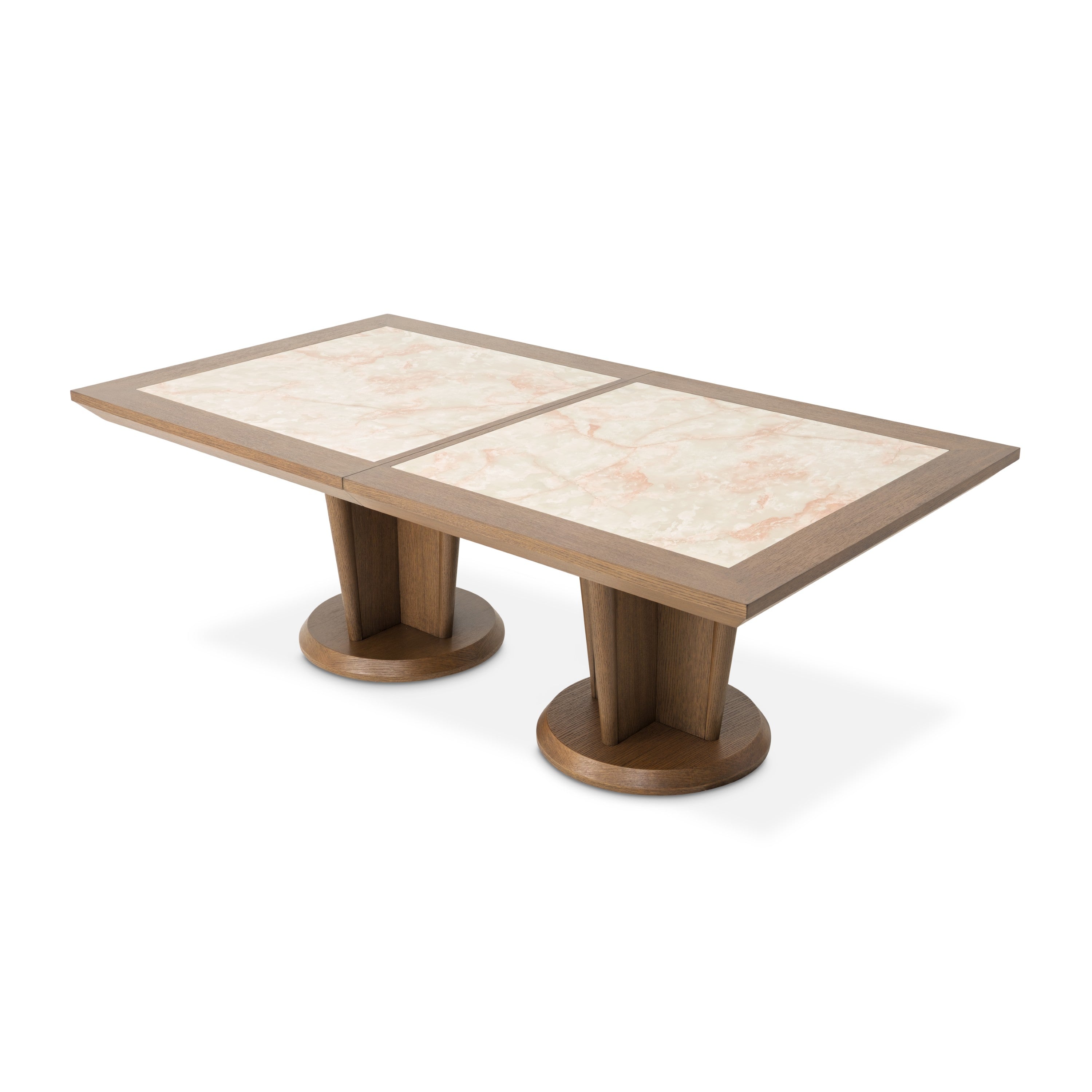Michael Amini Portrait Wide Rectangular Dining Table - Sienna Brown