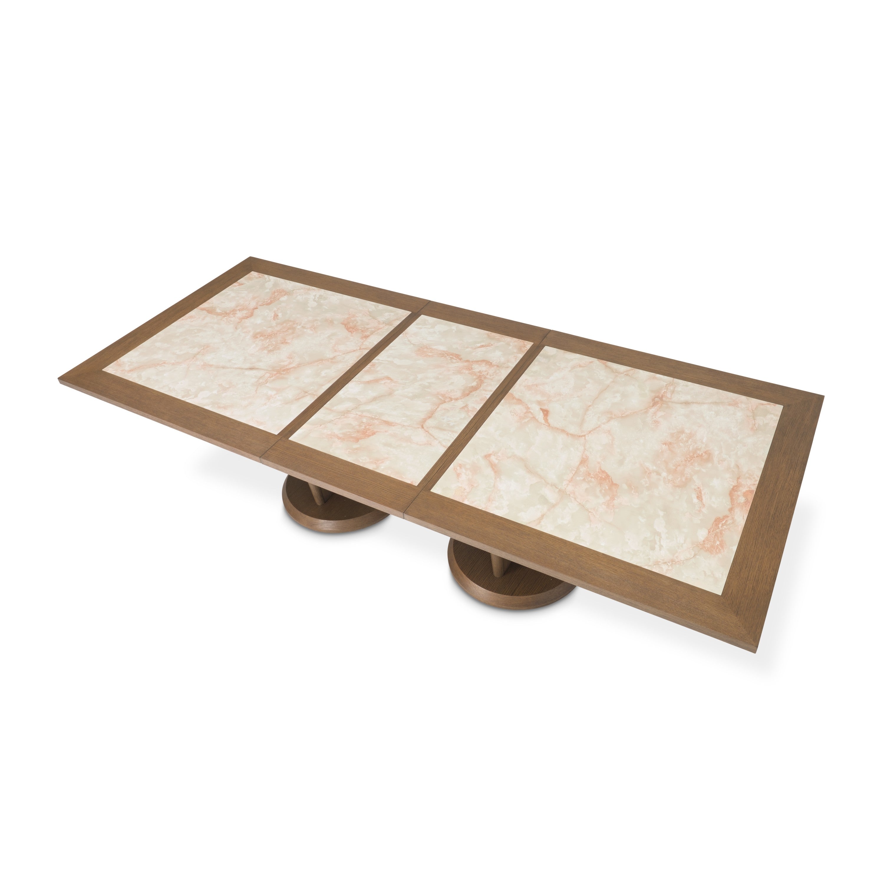 Michael Amini Portrait Wide Rectangular Dining Table - Sienna Brown