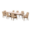 Michael Amini Portrait Wide Rectangular Dining Table - Sienna Brown