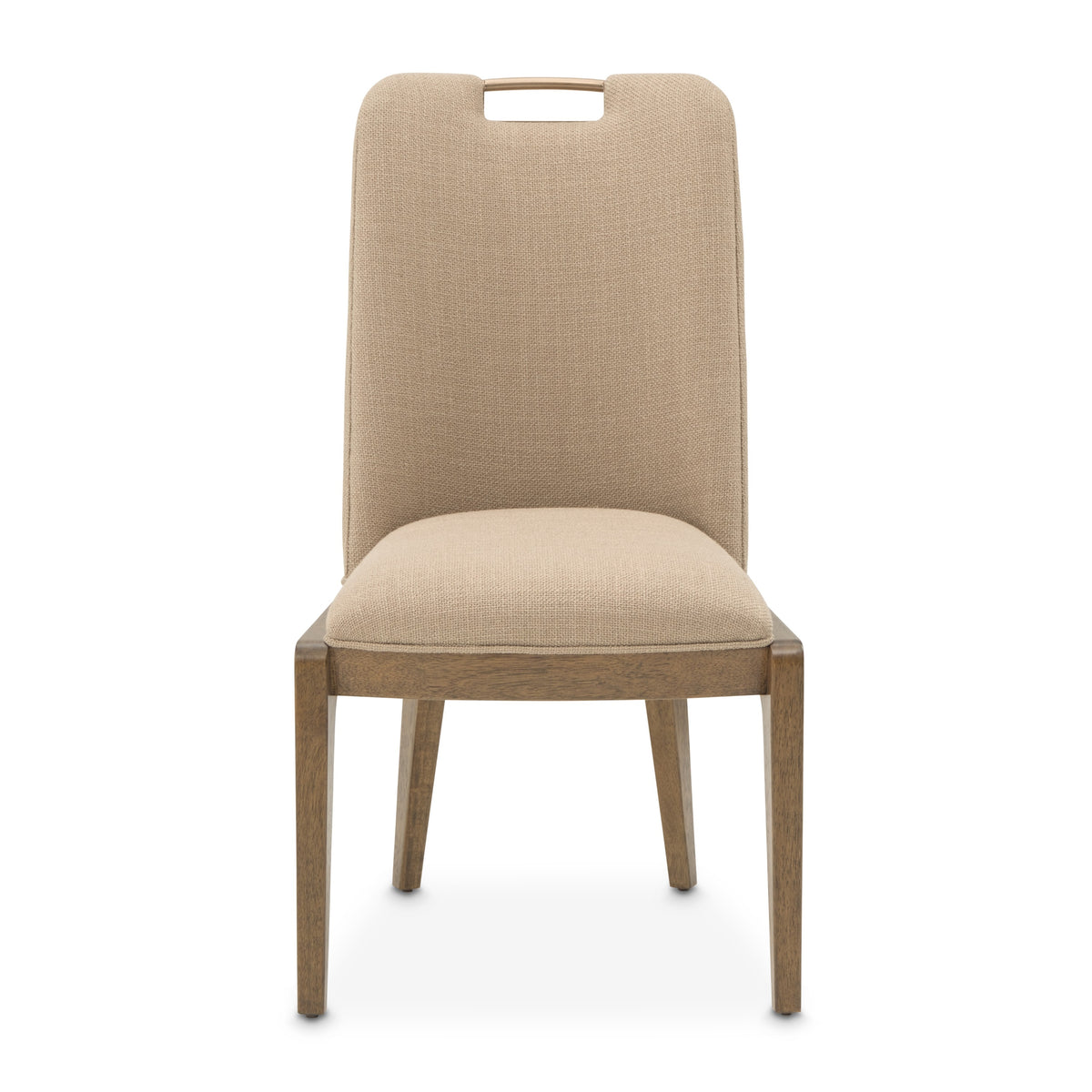 Michael Amini Portrait Dining Side Chair - Toffee/Sienna Brown