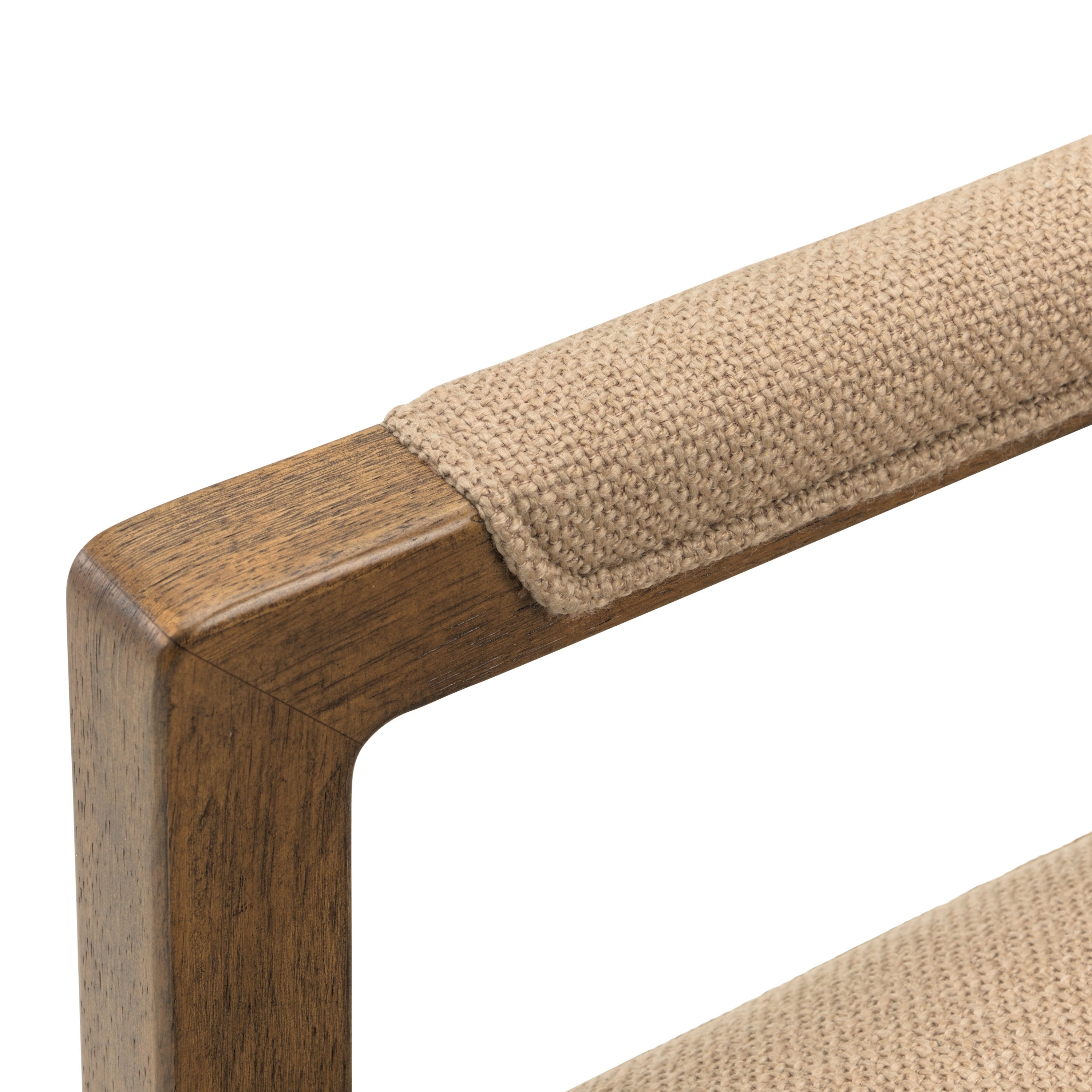 Michael Amini Portrait Dining Arm Chair - Toffee/Sienna Brown