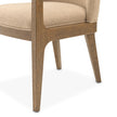 Michael Amini Portrait Dining Arm Chair - Toffee/Sienna Brown