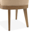 Michael Amini Portrait Dining Arm Chair - Toffee/Sienna Brown
