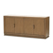 Michael Amini Portrait Sideboard with LED Lights - Sienna Brown