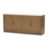 Michael Amini Portrait Sideboard with LED Lights - Sienna Brown