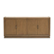 Michael Amini Portrait Sideboard with LED Lights - Sienna Brown