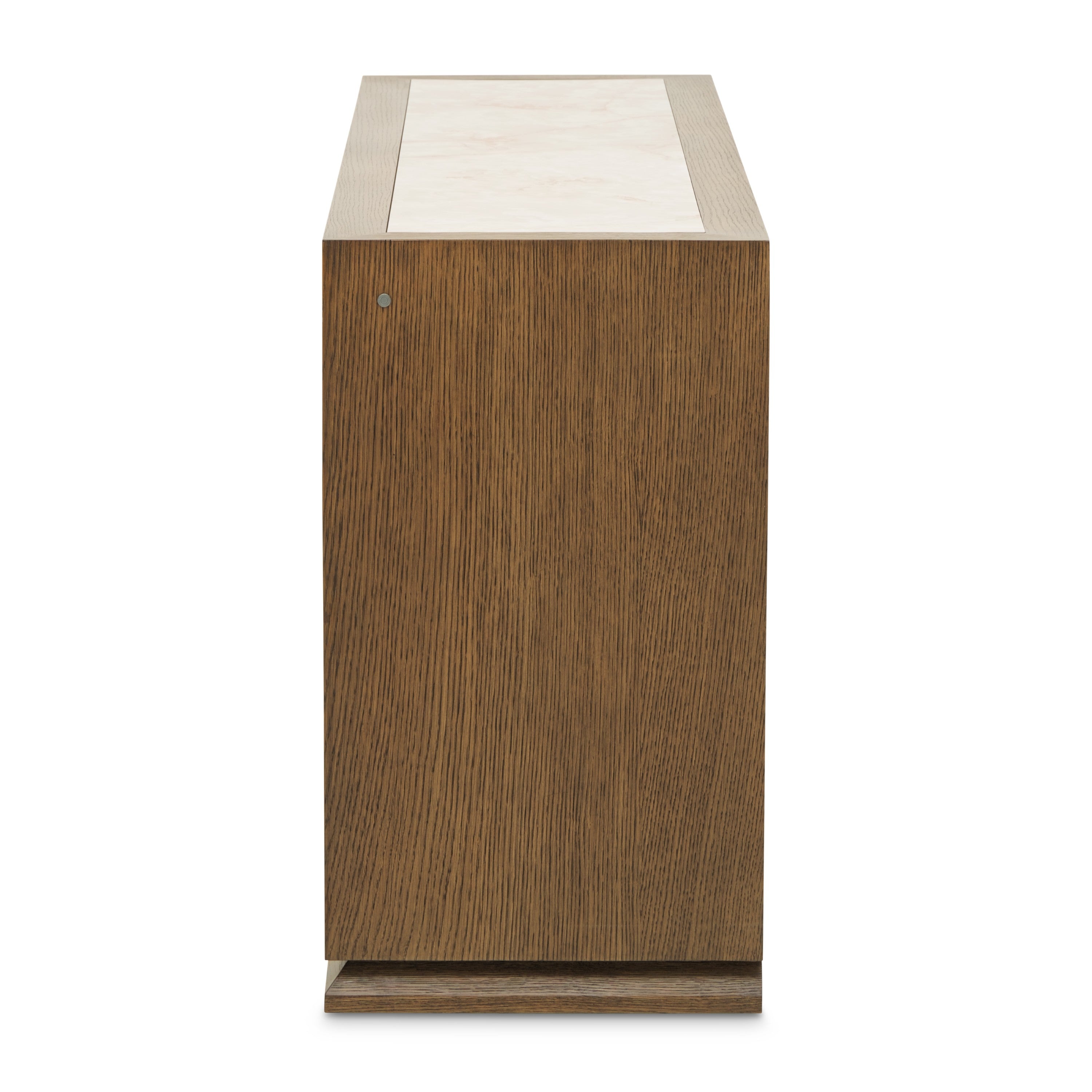 Michael Amini Portrait Sideboard with LED Lights - Sienna Brown