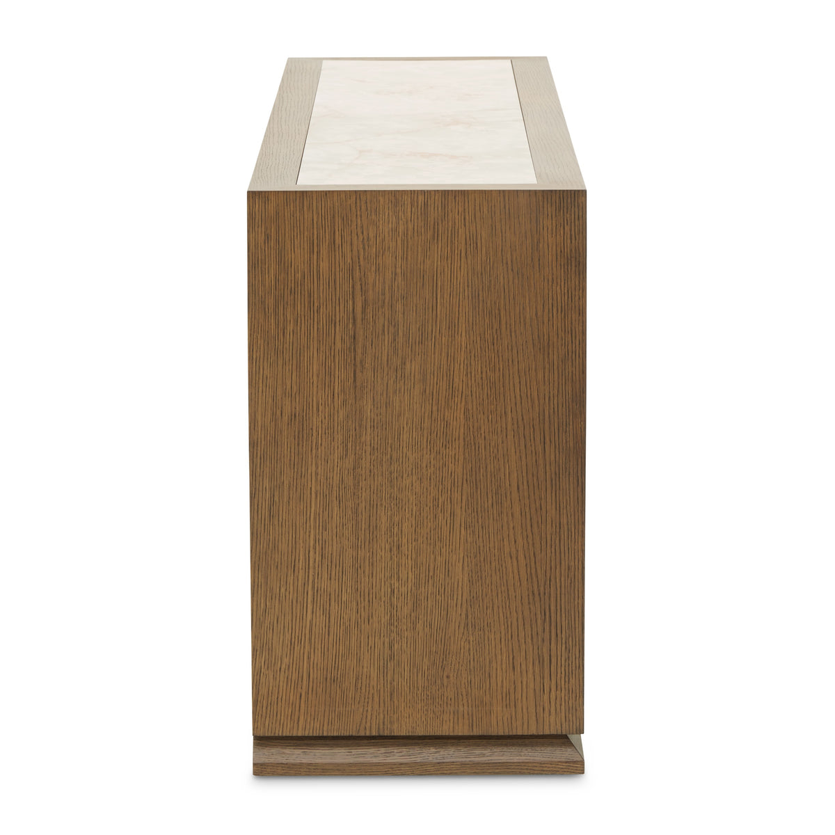 Michael Amini Portrait Sideboard with LED Lights - Sienna Brown