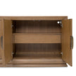 Michael Amini Portrait Sideboard with LED Lights - Sienna Brown