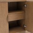 Michael Amini Portrait Sideboard with LED Lights - Sienna Brown