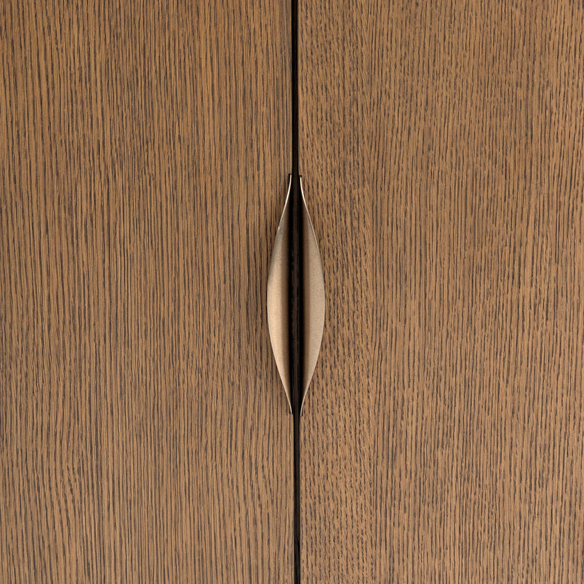 Michael Amini Portrait Sideboard with LED Lights - Sienna Brown