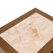 Michael Amini Portrait 1-Drawer Nightstand with LED Lights - Sienna Brown